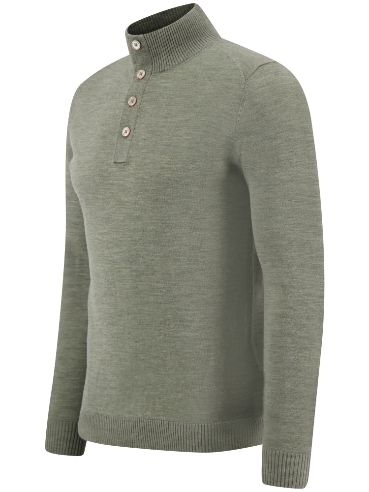 Valentoni 1299 COL-BUTTON 681 OLIVE GREY