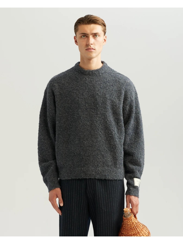Ange Projects AW-006 BUCKLE KNIT GREY
