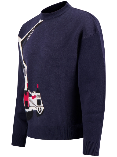 Ange Projects AW-008 WINE DRIVE KNIT NAVY foto 2