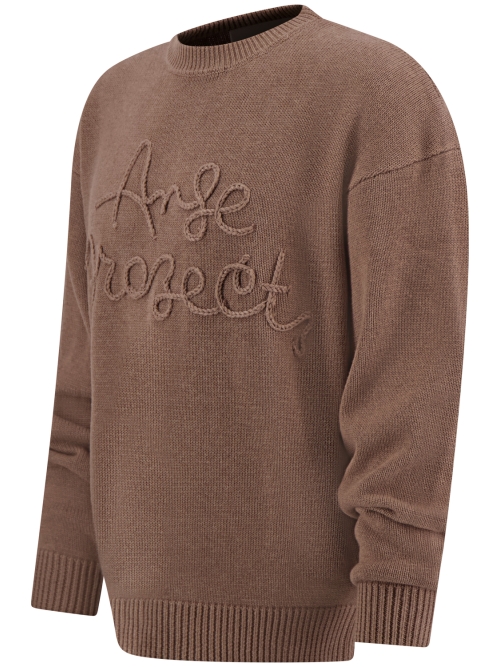 Ange Projects AW-012 ROPE KNIT BROWN foto 2