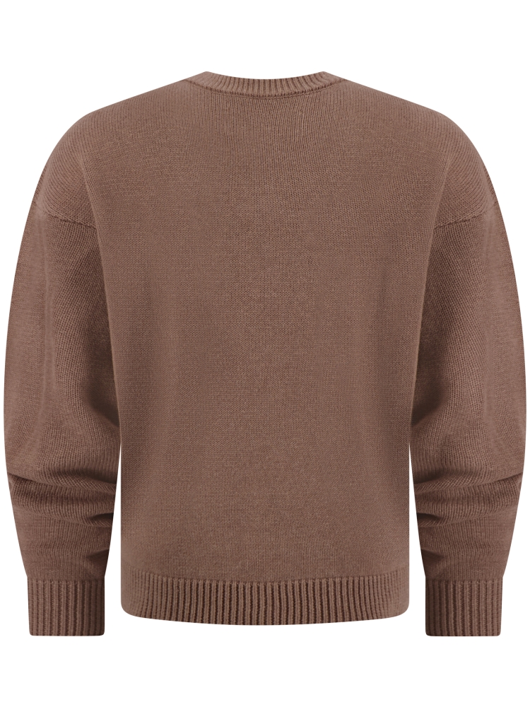 Ange Projects AW-012 ROPE KNIT BROWN
