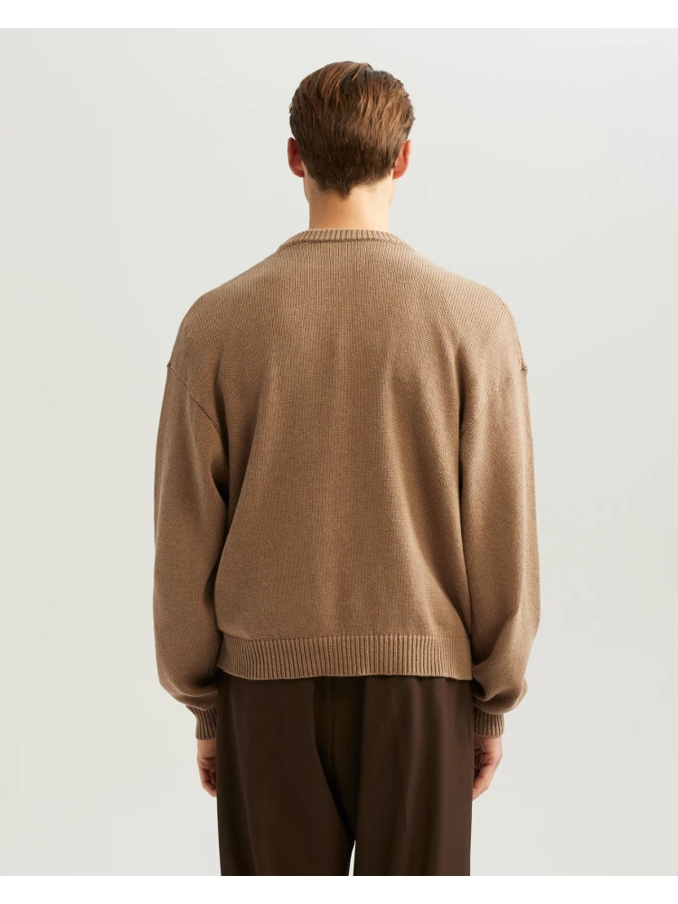 Ange Projects AW-012 ROPE KNIT BROWN