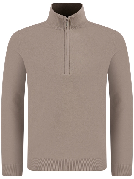 Valentoni TRIVERO QUARTER ZIP V62 STONE