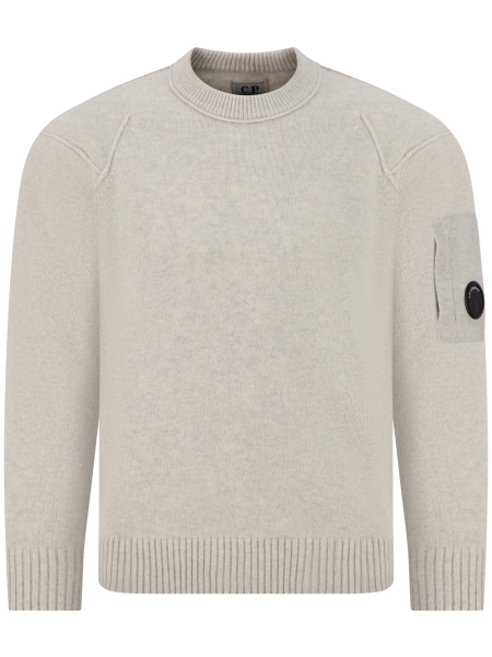 C.P. Company 21CMKN707A-110149A M13 OFF WHITE MELANGE C.P. Company 21CMKN707A-110149A M13 OFF WHITE MELANGE