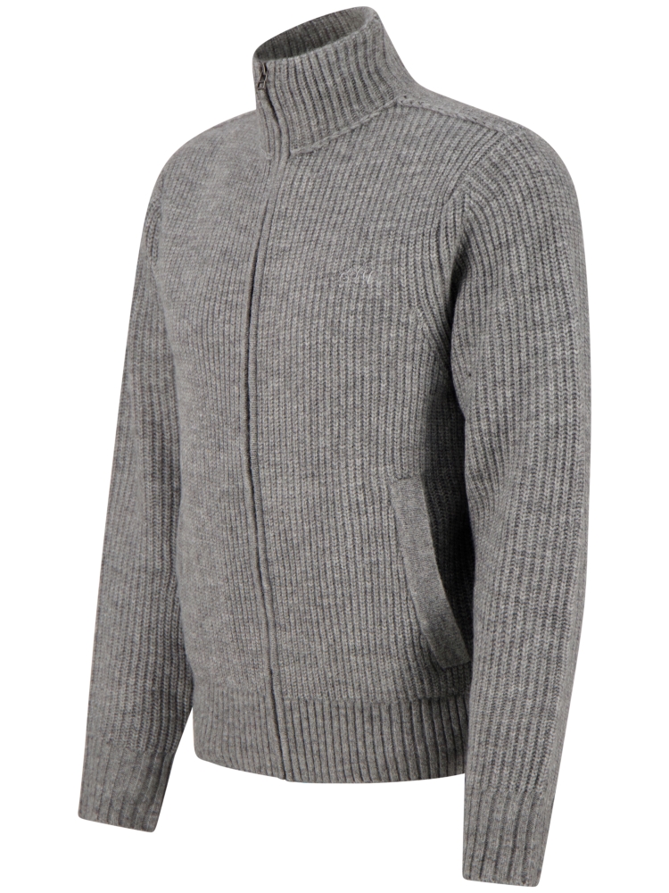 Olaf M260706 SIGNATURE ZIP KNITTED MOCKNECK