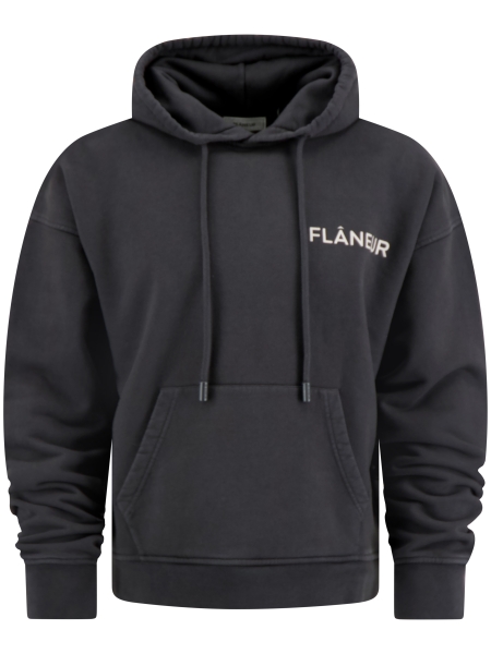 Flaneur FHOO042 DOUBLE LOGO 999 BLACK