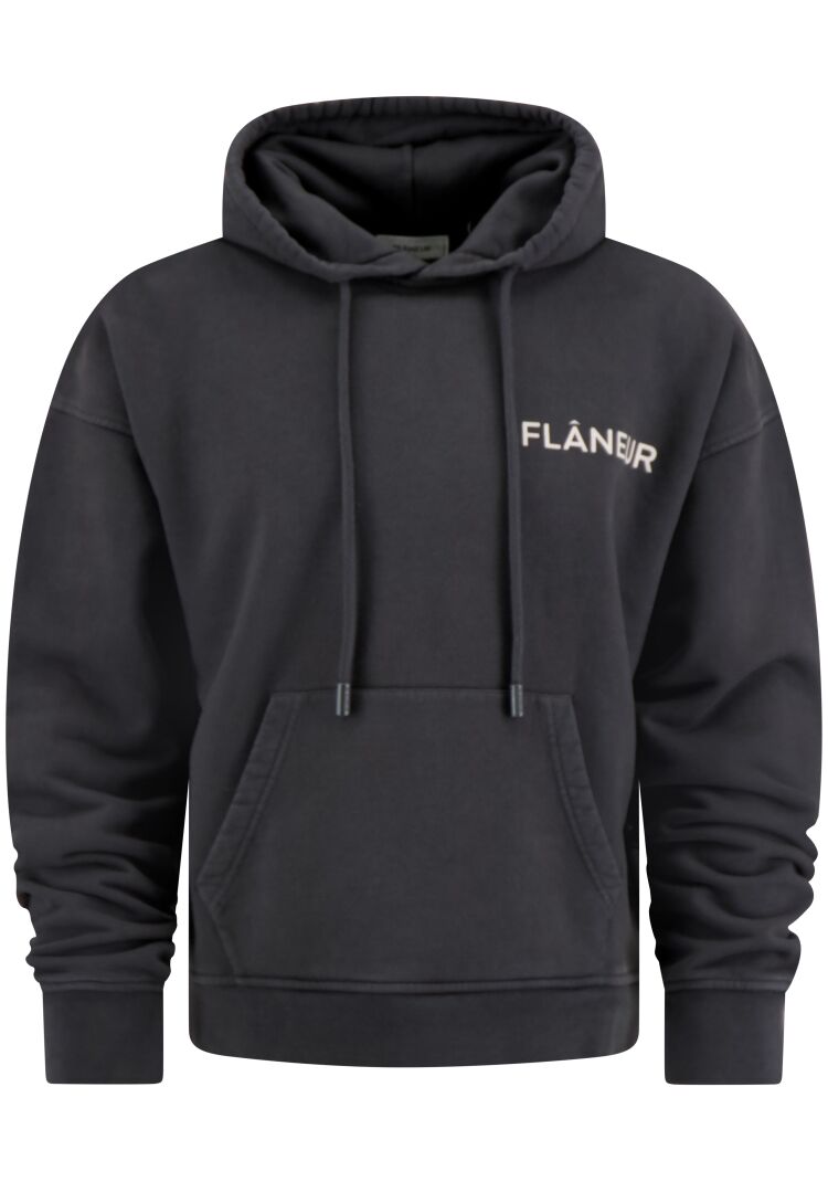 Flaneur FHOO042 DOUBLE LOGO 999 BLACK