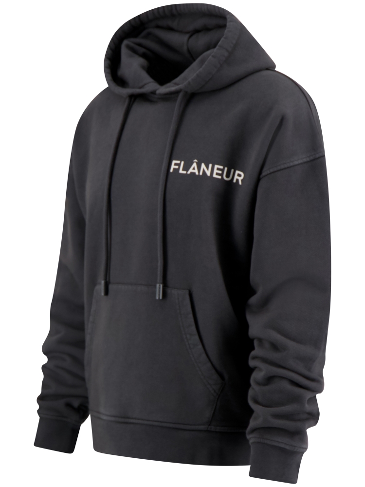Flaneur FHOO042 DOUBLE LOGO 999 BLACK