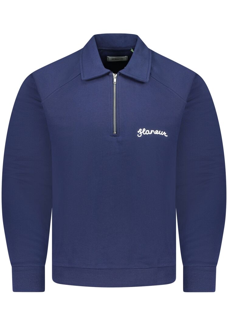 Flaneur F14284 SIGNATURE HALF ZIP NAVY