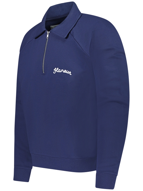 Flaneur F14284 SIGNATURE HALF ZIP NAVY foto 3