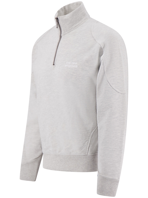 TNO EMBLEM HALF-ZIP LIGHT GREY MEL. foto 2