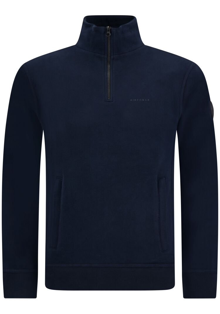 Airforce GEM1274 SWEAT Q.ZIP 03 DARK NAVY BLUE
