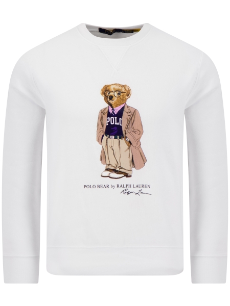 Polo Ralph Lauren  710-973161 001 WHITE HRTG BEAR Polo Ralph Lauren  710-973161 001 WHITE HRTG BEAR