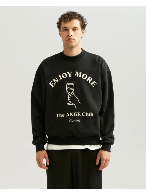Ange Projects AW-032 ENJOY SWEATER BLACK foto 4