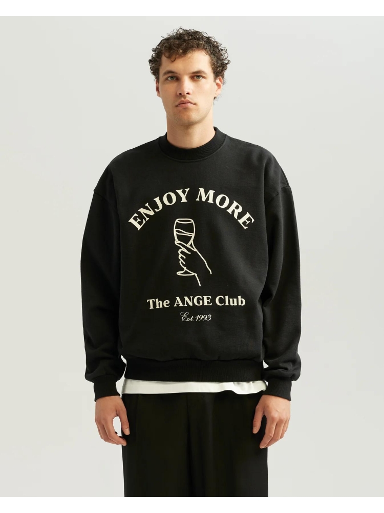 Ange Projects AW-032 ENJOY SWEATER BLACK