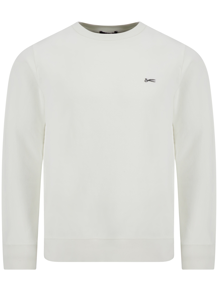 Denham 01-25-10-60-011 SCISSOR CREWNECK COCONUT WHITE