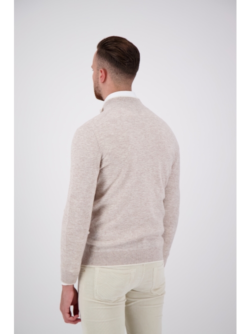 Valentoni TOM FULL ZIP PORRIDGE/CREAM foto 7