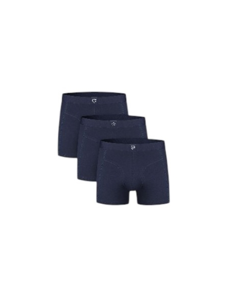 A-dam BOXER BRIEF 3P DARK NAVY SOLID