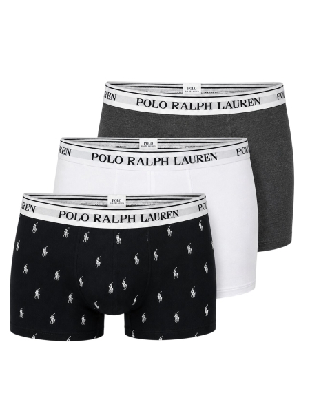 Polo Ralph Lauren 714-830299 156 WHT/BRCLY HTR/BLK AOPP Polo Ralph Lauren 714-830299 156 WHT/BRCLY HTR/BLK AOPP
