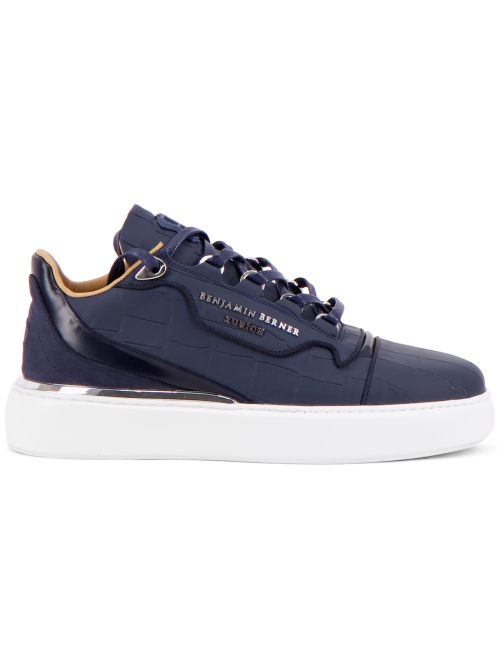 benjamin berner BNJ220 Raphael Mat. croco navy foto 4