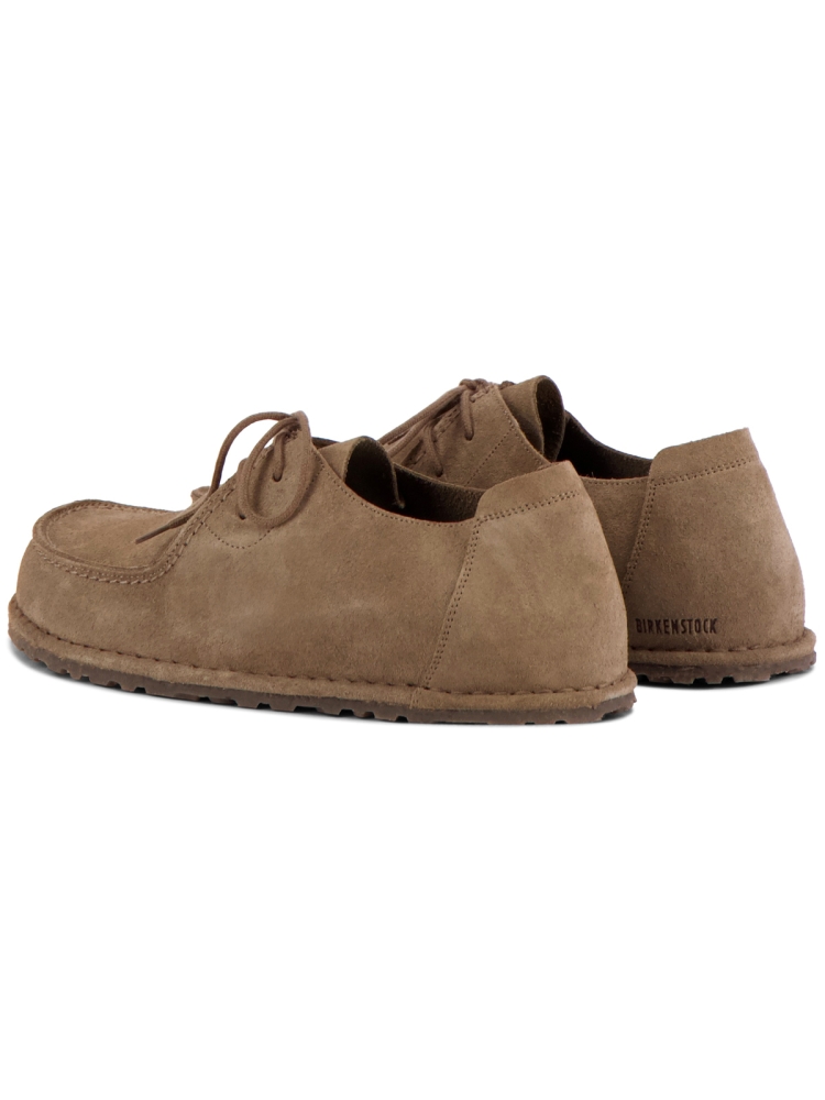 Birkenstock UTTI LACE SUEDE LEATHER GRAY TAUPE
