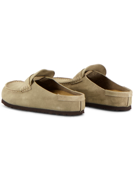 Birkenstock NAPLES WRAPPED SUEDE LEATHER-Z26 TAUPE