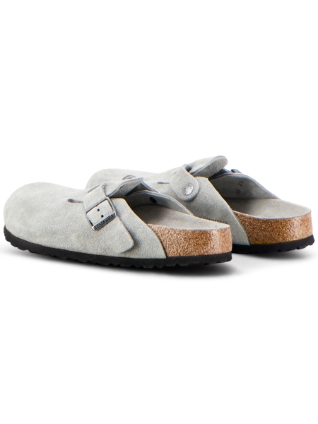 Birkenstock BOSTON BS SUEDE LEATHER NARROW PURE SAGE TONAL FB