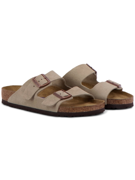 Birkenstock ARIZONA SOFT NATURAL TAUPE Birkenstock ARIZONA SOFT NATURAL TAUPE