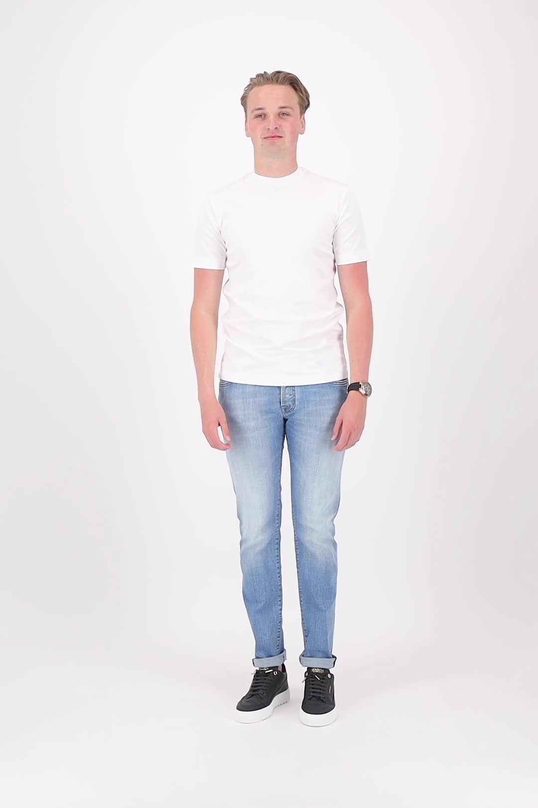 Valenza SUPIMA T-SHIRT 1001 01 WHITE video