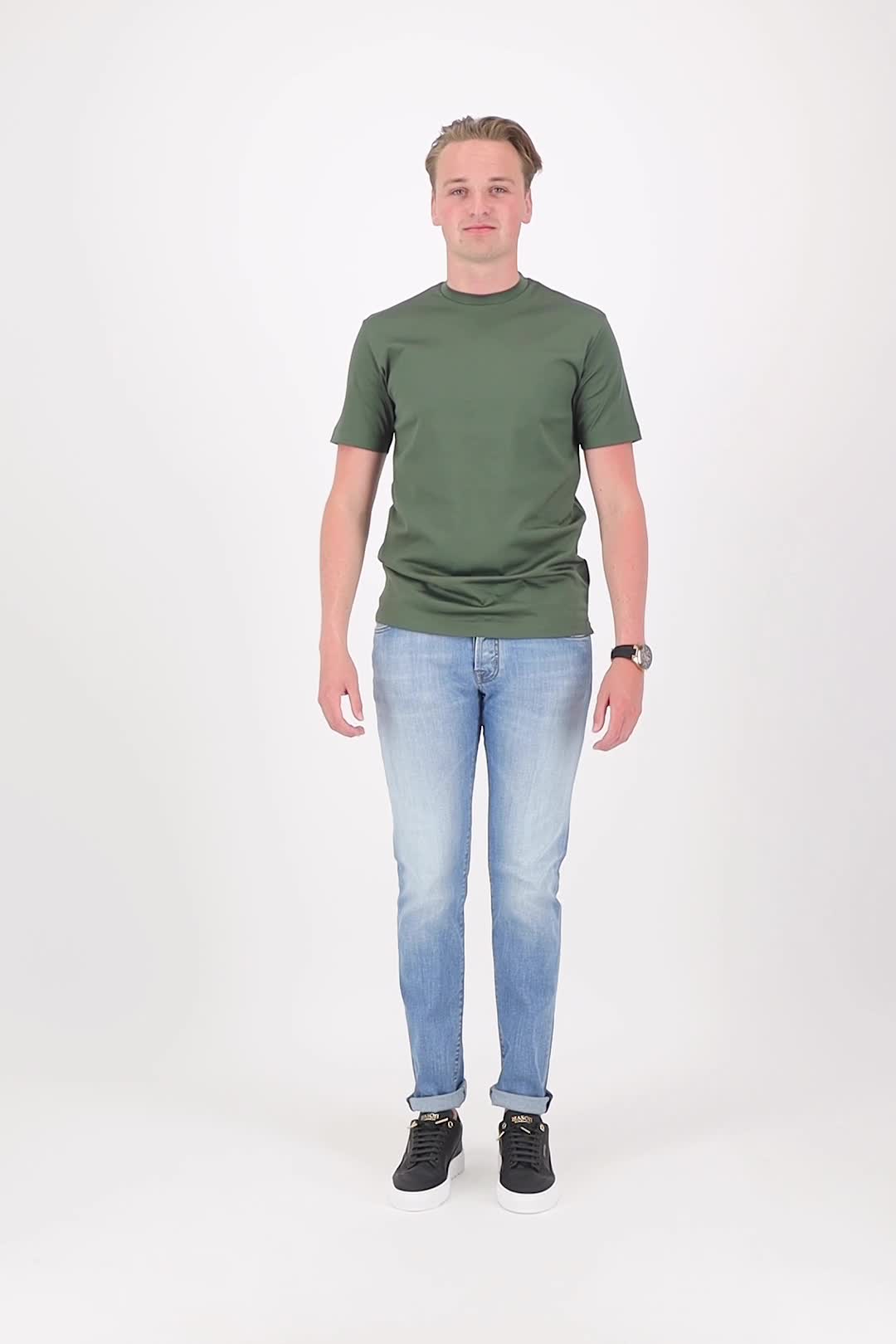 Valenza SUPIMA T-SHIRT 1001 07 GREEN video