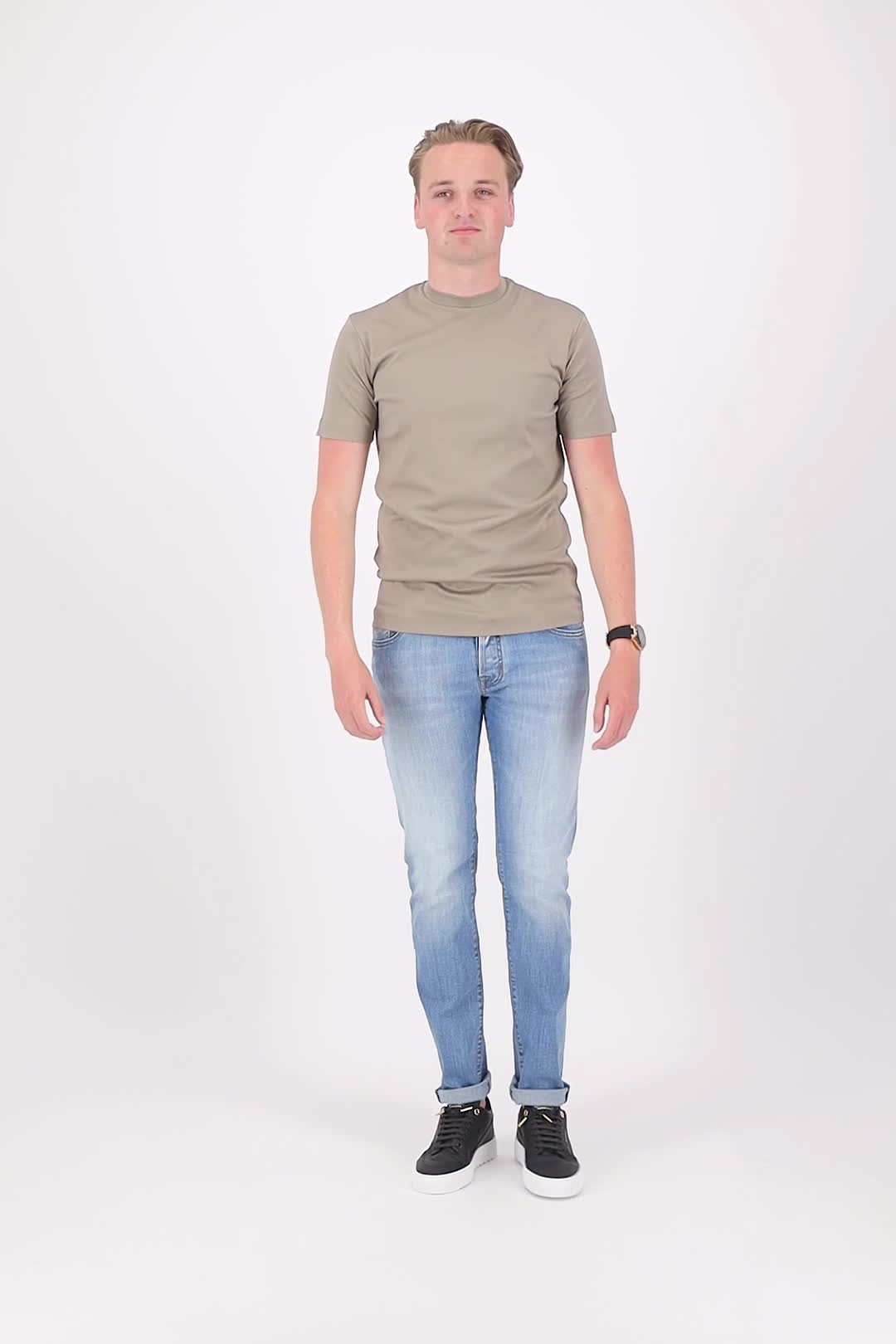 Valenza SUPIMA T-SHIRT 1001 68 LEAD GREY video