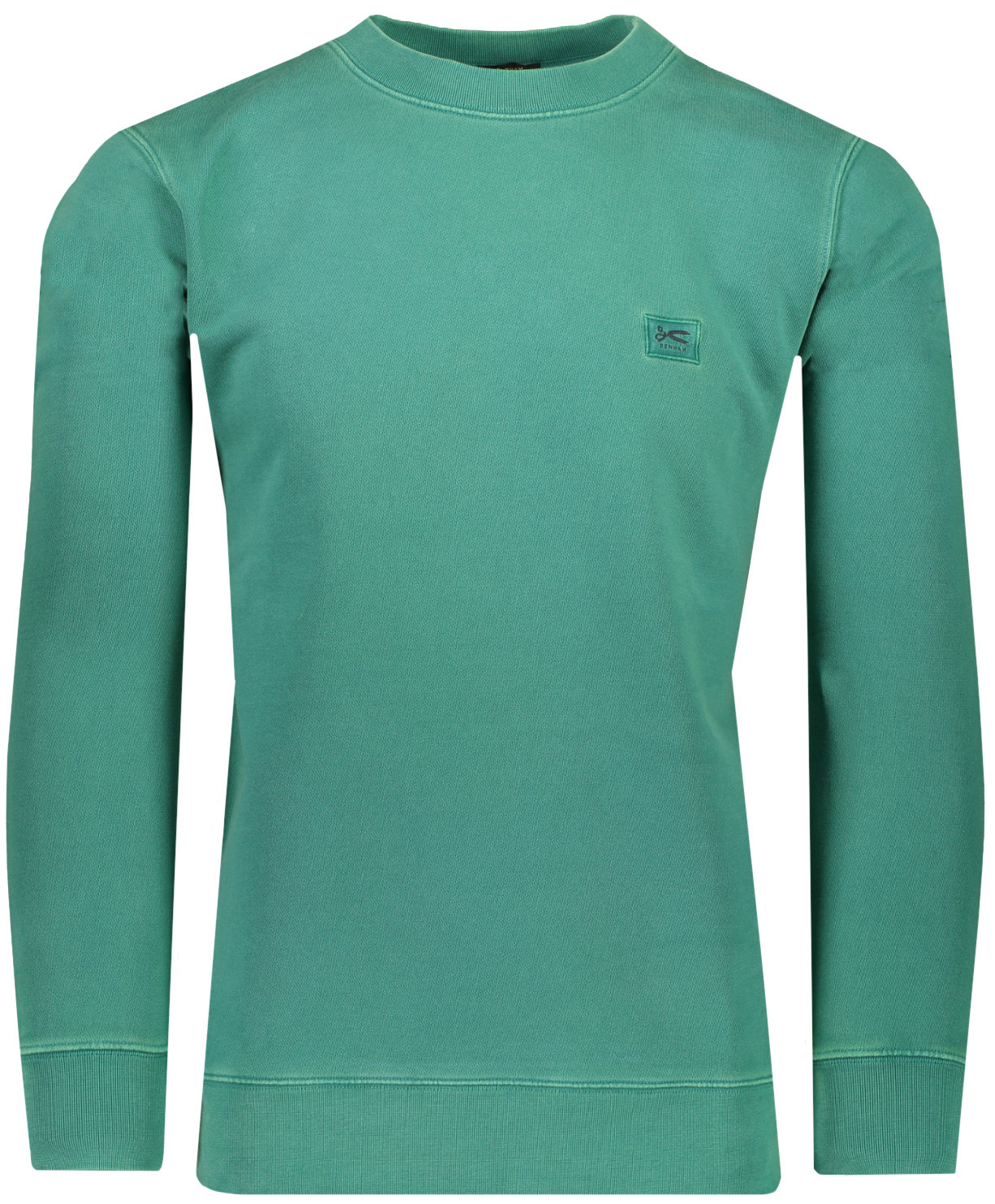 denham Sweater Groen sweat kopen | Hans voortman