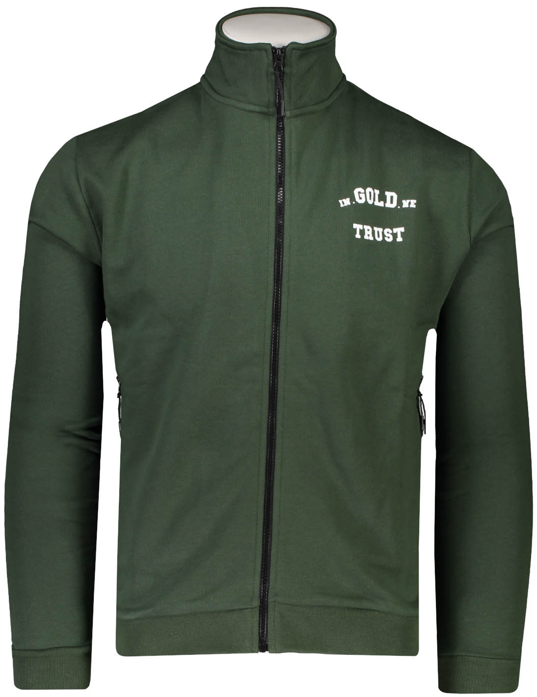 In Gold We Trust Vest Groen vest kopen Hans voortman